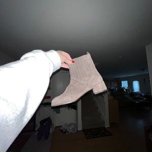 Stuart weitzman grey Chelsea boots